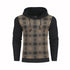 Pullover Plaid Image Multi-Color Lines Men Hoodies